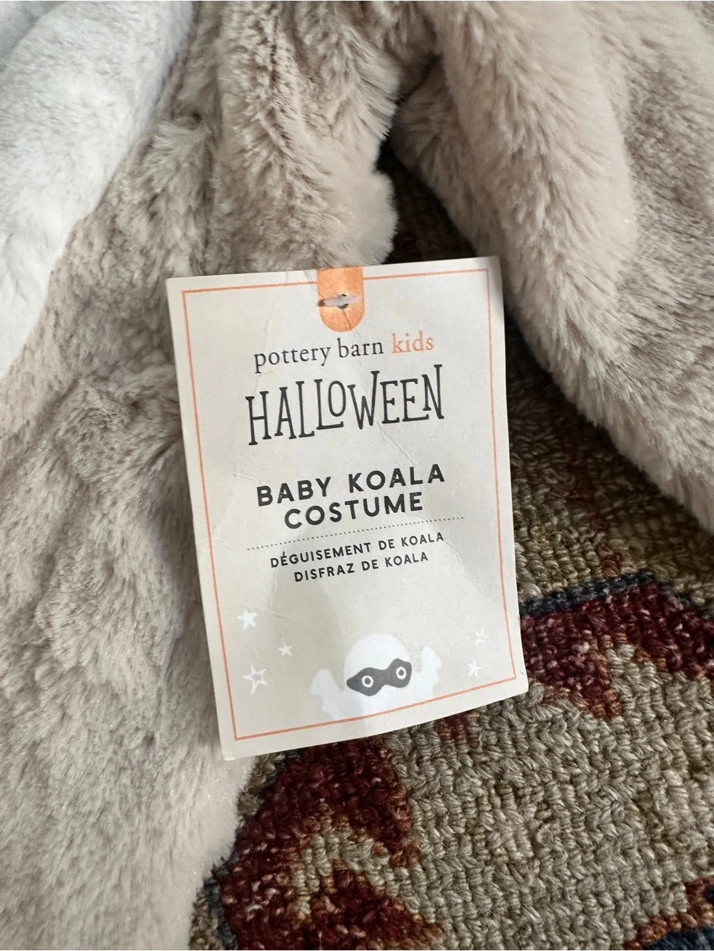 NWT Pottery Barn Kids Baby Koala Kids Costume Sz 0-6 - Picture 4 of 4